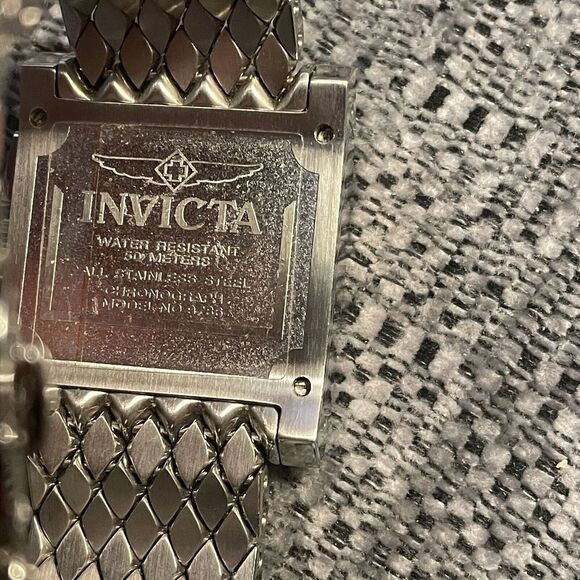 INVICTA CHRONOGRAPH WATCH 9786 - Needs Battery main image 5